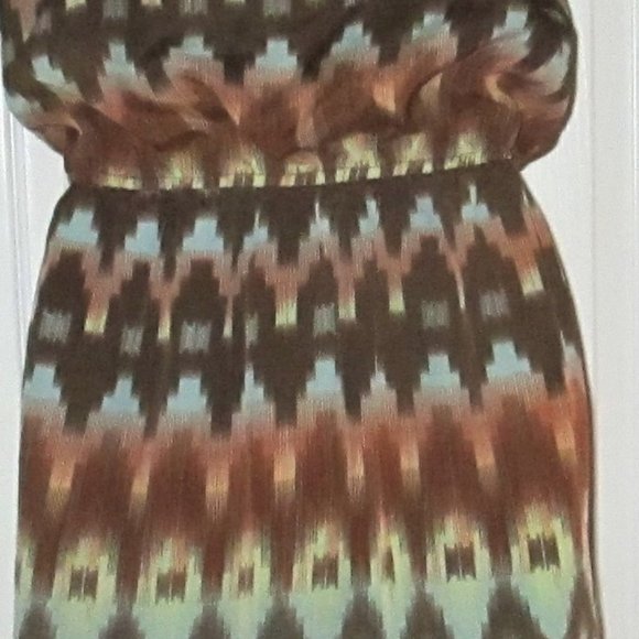 CITY TRIANGLES MULTI COLOR SIZ MED DRESS - Picture 3 of 8